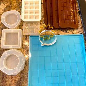Bundle of Silicone Molds for Baking, Crafting, Soap Making